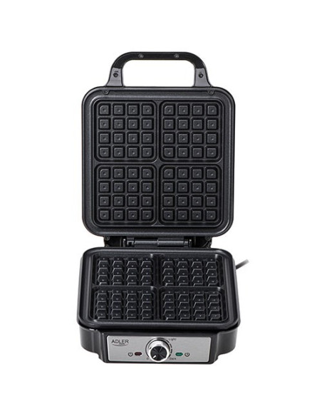 Adler Ad 3083 Gofrownica 4 Gofry 1800 W Czarny, Srebrny