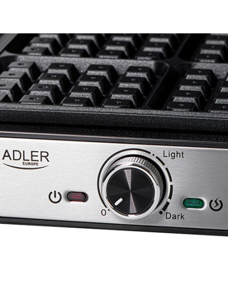 Adler Ad 3083 Gofrownica 4 Gofry 1800 W Czarny, Srebrny