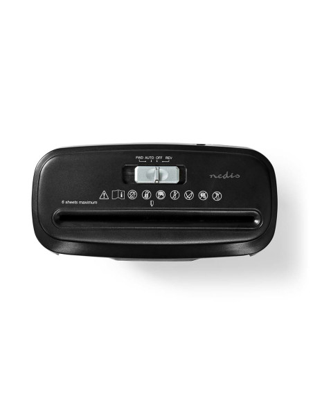 Niszczarka Do Papieru Nedis 10L Din P-2 190W Czarna