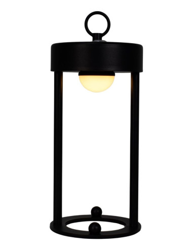 Techly I-Lamp-Table1 Lampa Stołowa Niewymienialne Źródło Światła 3 W Led Czarny
