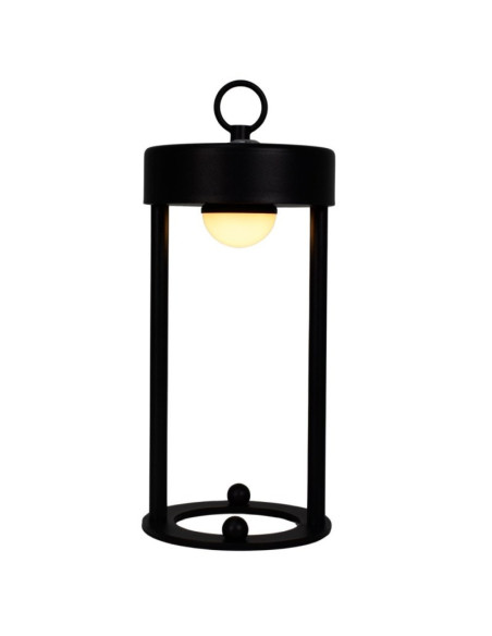 Techly I-Lamp-Table1 Lampa Stołowa Niewymienialne Źródło Światła 3 W Led Czarny