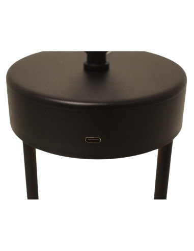 Techly I-Lamp-Table1 Lampa Stołowa Niewymienialne Źródło Światła 3 W Led Czarny