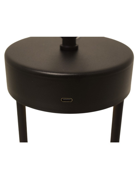 Techly I-Lamp-Table1 Lampa Stołowa Niewymienialne Źródło Światła 3 W Led Czarny