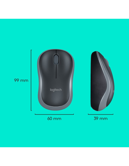 Klawiatura Membranowa Logitech Mk270 920-004508 (Usb (Radio 2.4 Ghz)  Kolor Czarny)