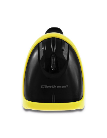 Qoltec 50867 Laserowy Czytnik Kodów 1D| 2D | Usb | Czarny