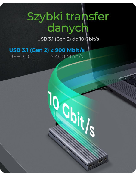 Obudowa Ssd Icy Box Ib-1817M-C31 Szary M.2