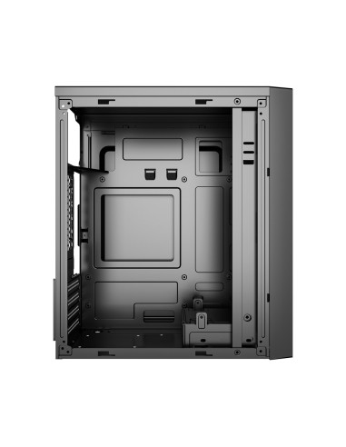 Gembird Obudowa Fornax K170 Mini-Tower (1X Usb 3.1, 2X Usb 2.0, 1X Usb Typ-C, Czytnik Kart, 2X Minijack) Czarna