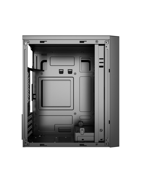 Gembird Obudowa Fornax K170 Mini-Tower (1X Usb 3.1, 2X Usb 2.0, 1X Usb Typ-C, Czytnik Kart, 2X Minijack) Czarna