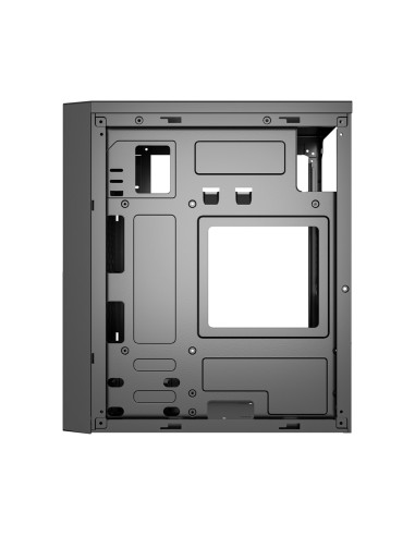 Gembird Obudowa Fornax K170 Mini-Tower (1X Usb 3.1, 2X Usb 2.0, 1X Usb Typ-C, Czytnik Kart, 2X Minijack) Czarna