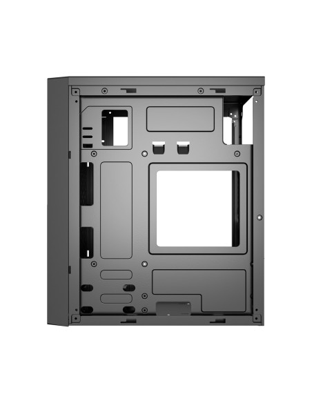 Gembird Obudowa Fornax K170 Mini-Tower (1X Usb 3.1, 2X Usb 2.0, 1X Usb Typ-C, Czytnik Kart, 2X Minijack) Czarna