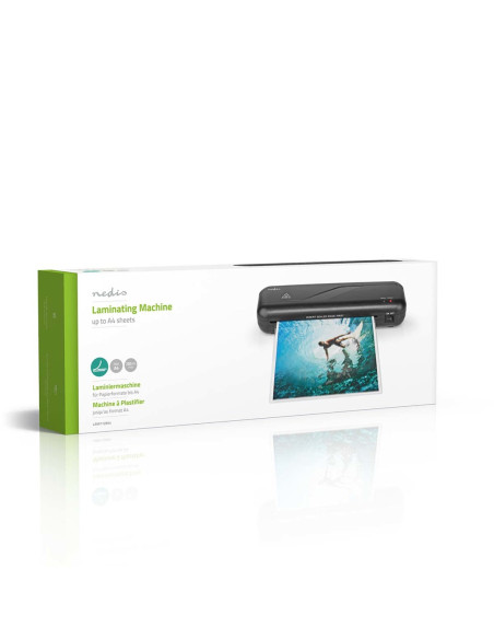 Nedis Lami112Bk4 Laminator Laminator Na Gorąco 230 Mm/Min Czarny