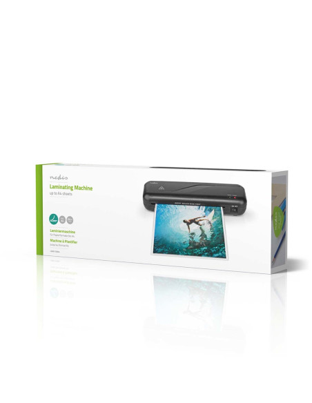 Nedis Lami112Bk4 Laminator Laminator Na Gorąco 230 Mm/Min Czarny