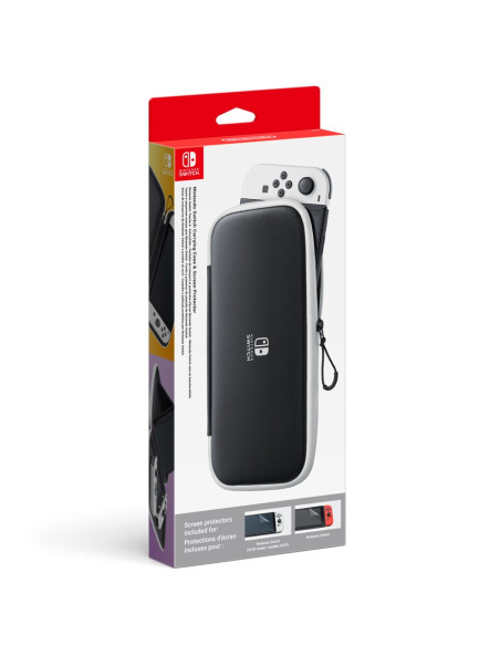 Nintendo 10008001 Pokrowiec Na Przenośne Konsole Do Gry Folio Poliester Czarny, Biały