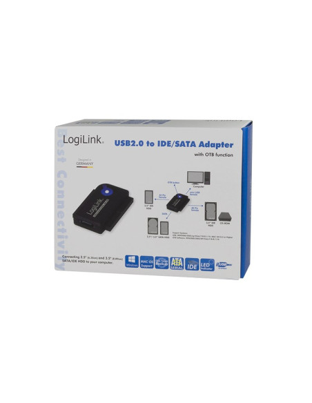 Logilink Au0006C Adapter Ide/Ata, Sata