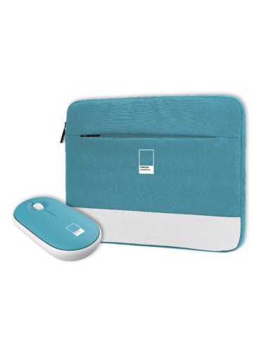 Pantone Pt-Bgms001G1 Torba Na Laptop 39,6 Cm (15.6") Etui Kieszeniowe Turkusowy