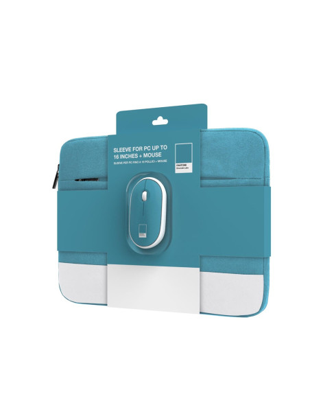 Pantone Pt-Bgms001G1 Torba Na Laptop 39,6 Cm (15.6") Etui Kieszeniowe Turkusowy
