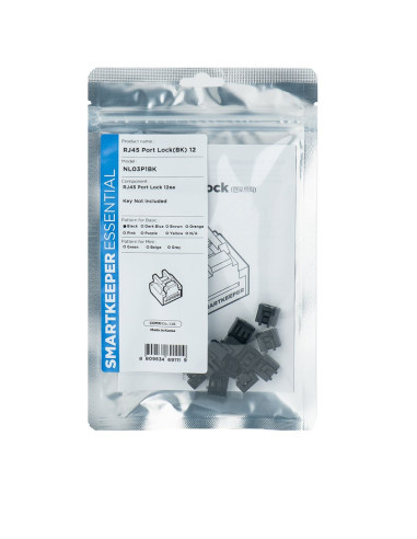 Smartkeeper Nl03P1Bk Bloker Portów Blokada Portu Rj-45 Czarny 12 Szt.