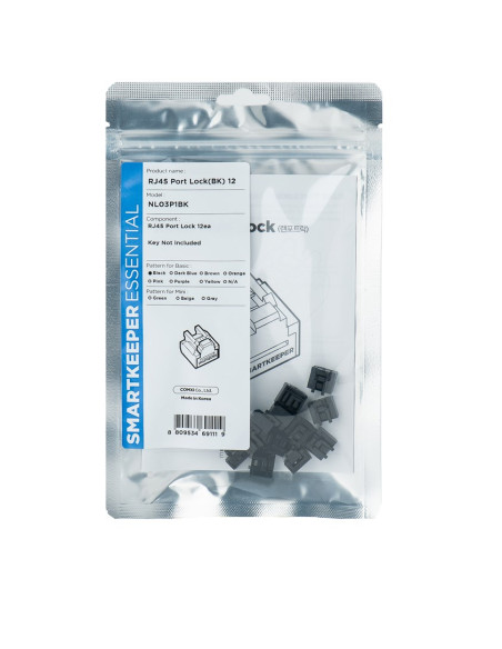 Smartkeeper Nl03P1Bk Bloker Portów Blokada Portu Rj-45 Czarny 12 Szt.