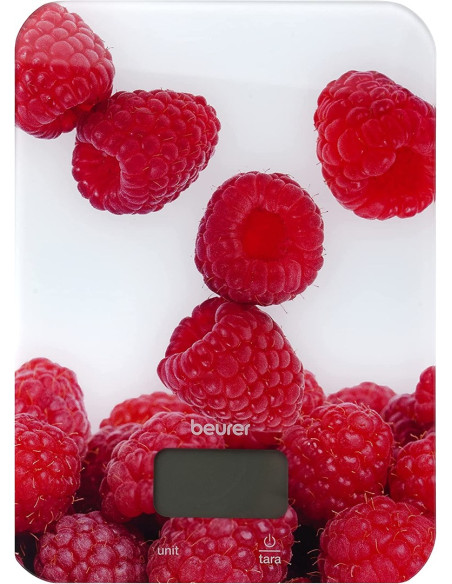 Beurer Ks19 Berry Czerwony, Biały Prostokąt Elektroniczna Waga Kuchenna