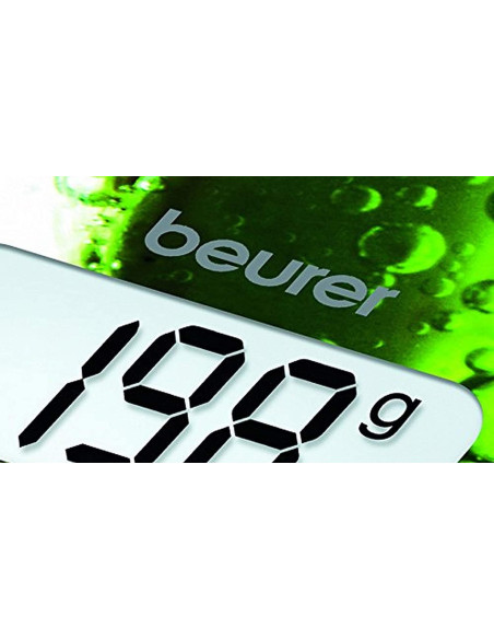 Beurer Ks 19 Fresh Wielobarwny Blat Prostokąt Elektroniczna Waga Kuchenna