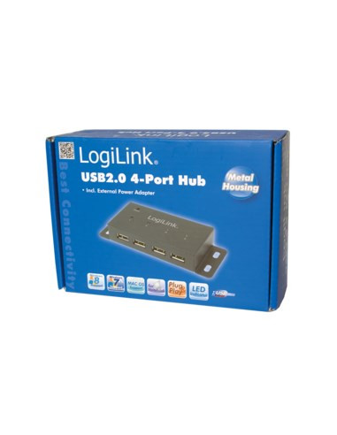 Logilink Ua0141A Huby I Koncentratory 480 Mbit/S Czarny