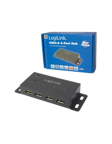 Logilink Ua0141A Huby I Koncentratory 480 Mbit/S Czarny