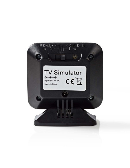 Nedis Tv Simulator Atrapa Kamery Bezpieczeństwa Czarny Pudełko