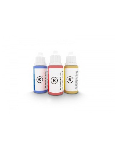 Bloki Wodne Ek Ek-Cryofuel Dye Pack - Czerwony/Żółty/Niebieski