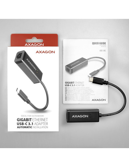Axagon Ade-Src Karta Sieciowa Ethernet 1000 Mbit/S