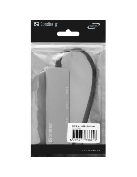 Sandberg Usb-C To 4 X Usb 3.0 Hub Saver