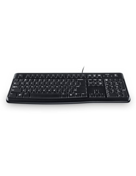 Logitech Keyboard K120 For Business Klawiatura Uniwersalne Usb Qwertz Czeski Czarny