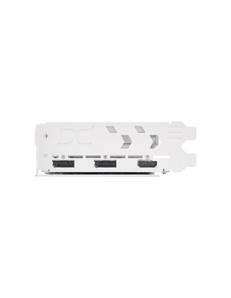 Gniazda HDMI 2xDP Hellhound Spectral White AMD Radeon™ RX 9060 XT 16GB GDDR6