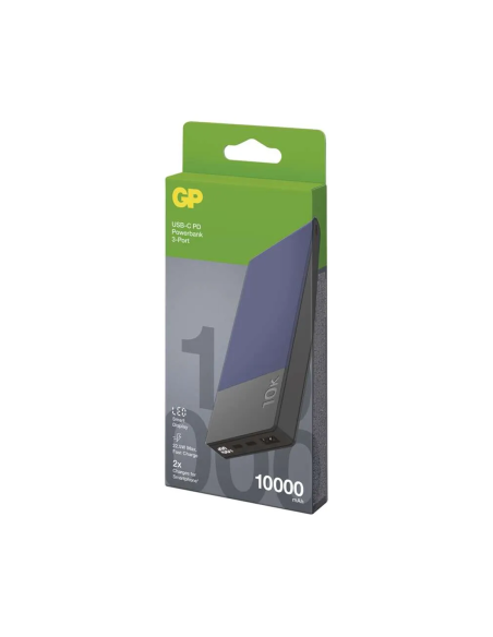 Opakowanie z zawieszką przód Emos Gp Powerbank M2+ Series 10000Mah M10C Niebieski