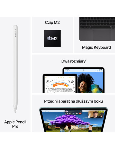 Apple Ipad Air Apple M 256 Gb 33 Cm (13") 8 Gb Wi-Fi 6E (802.11Ax) Ipados 17 Szary