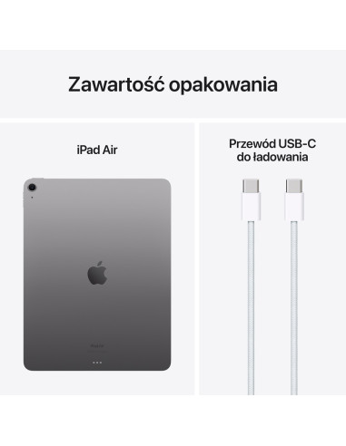 Apple Ipad Air Apple M 256 Gb 33 Cm (13") 8 Gb Wi-Fi 6E (802.11Ax) Ipados 17 Szary