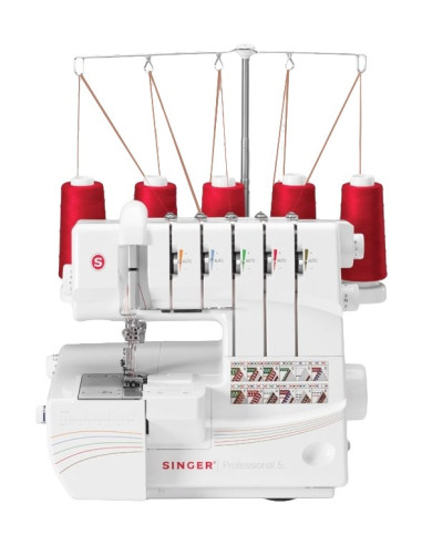 Overlock Singer 14T968 Maszyna Do Szycia, Prąd Elektryczny, Biała