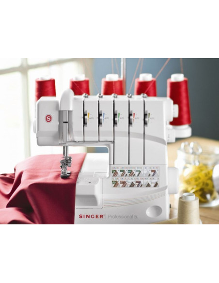 Overlock Singer 14T968 Maszyna Do Szycia, Prąd Elektryczny, Biała
