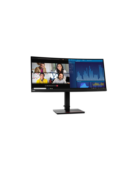 Lenovo Thinkvision P34W-20 34.14" Uwqhd  60Hz 300Nits Ag Usb, Hdmi, Rj45 Raven Black