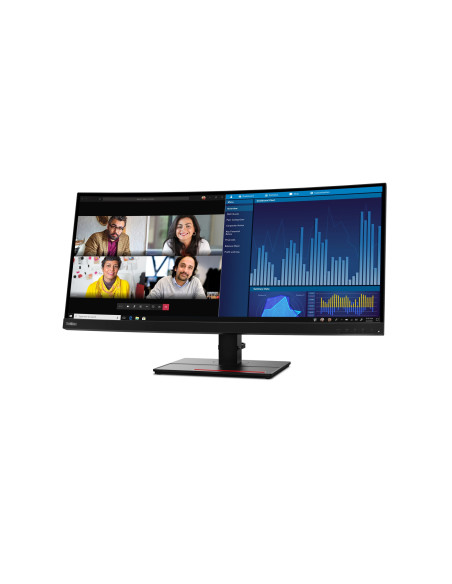Lenovo Thinkvision P34W-20 34.14" Uwqhd  60Hz 300Nits Ag Usb, Hdmi, Rj45 Raven Black