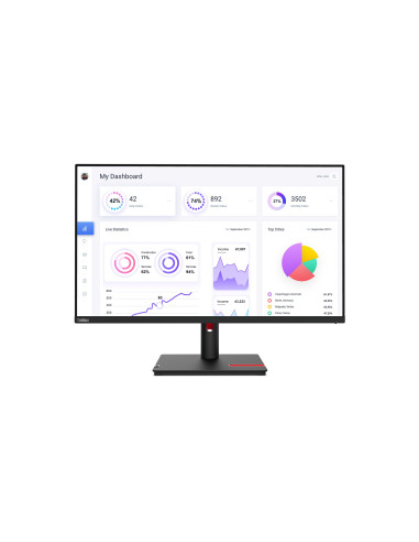 Lenovo Thinkvision T32P-30  31,5" Ips 60Hz 350Nits Ag Usb, Hmi, Dp Raven Black