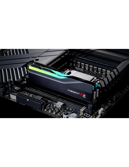 G.skill Trident Z5 Rgb Ddr5 2X64Gb 6000Mhz Cl34 Xmp3 Black F5-6000J3444F64Gx2-Tz5Rk