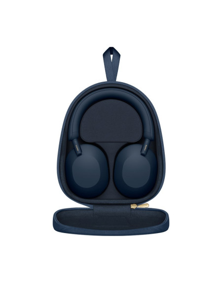 Sony Wh-1000Xm5 Zestaw Słuchawkowy Przewodowy I Bezprzewodowy Opaska Na Głowę Połączenia/Muzyka Bluetooth Niebieski