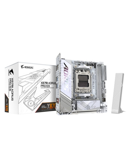 Płyta Główna Gigabyte X870I Aorus Pro Ice (X870, Am5, Mitx, Ddr5)