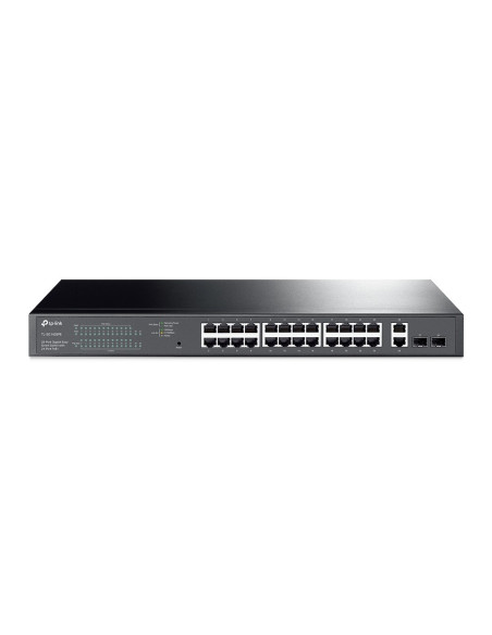 Tp-Link Tl-Sg1428Pe Łącza Sieciowe Zarządzany L2 Gigabit Ethernet (10/100/1000) Obsługa Poe 1U Czarny