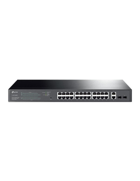 Tp-Link Tl-Sg1428Pe Łącza Sieciowe Zarządzany L2 Gigabit Ethernet (10/100/1000) Obsługa Poe 1U Czarny