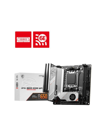Msi Mpg B650I Edge Wifi Płyta Główna Amd B650 Gniazdo Am5 Mini Atx
