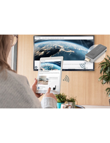 Przedłużacz/Extender Hdmi Prezentacyjny, Bezprzewodowy 50M 1080P 60Hz 5Ghz (Zestaw)