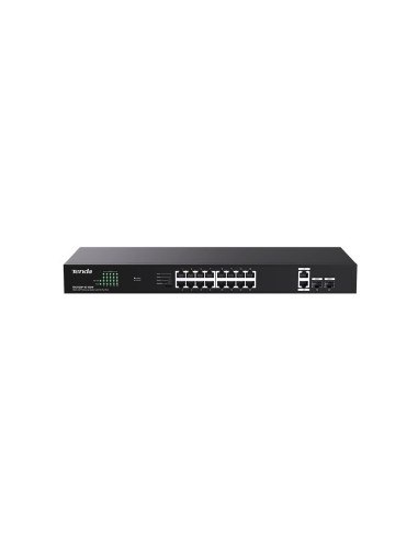 Tenda Teg1120P-16-150W Łącza Sieciowe Nie Zarządzany Gigabit Ethernet (10/100/1000) Obsługa Poe