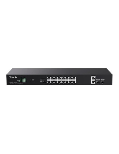Tenda Teg1120P-16-150W Łącza Sieciowe Nie Zarządzany Gigabit Ethernet (10/100/1000) Obsługa Poe