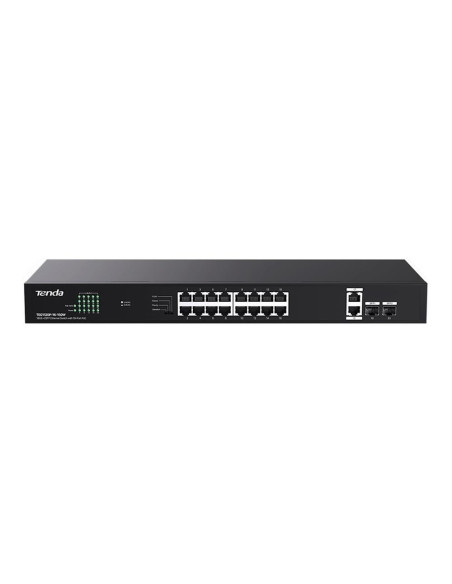 Tenda Teg1120P-16-150W Łącza Sieciowe Nie Zarządzany Gigabit Ethernet (10/100/1000) Obsługa Poe